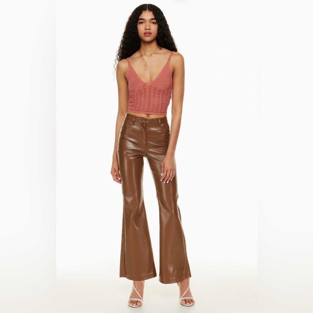 Aritzia The Melina™ Flare Pant
High-waisted Vegan Leather flare pants